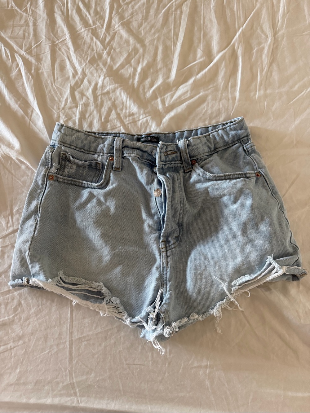 wild fable Light Wash Distressed Denim Shorts